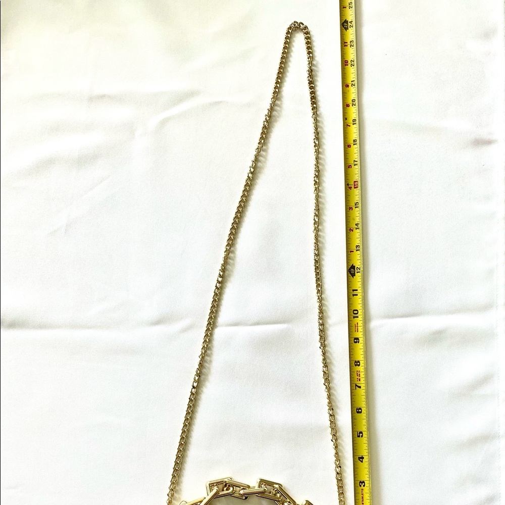 Genuine Leather Black and Gold Handbag Stella Bianca Italy - Picture 15 of 17